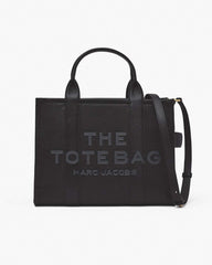 The Leather Medium Tote Bag Black