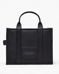 The Leather Medium Tote Bag Black