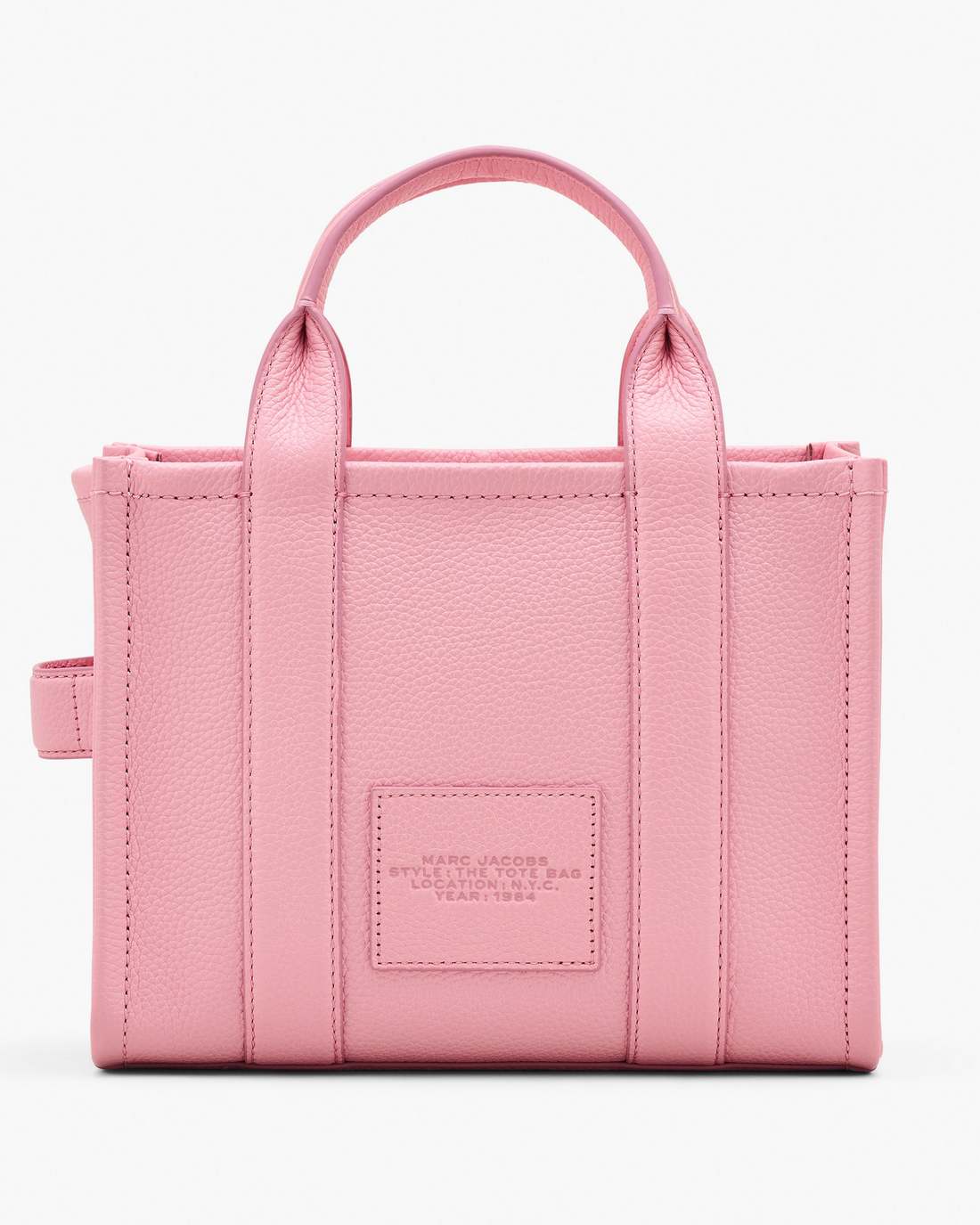 The Leather Small Tote Bag Ribbon Pink