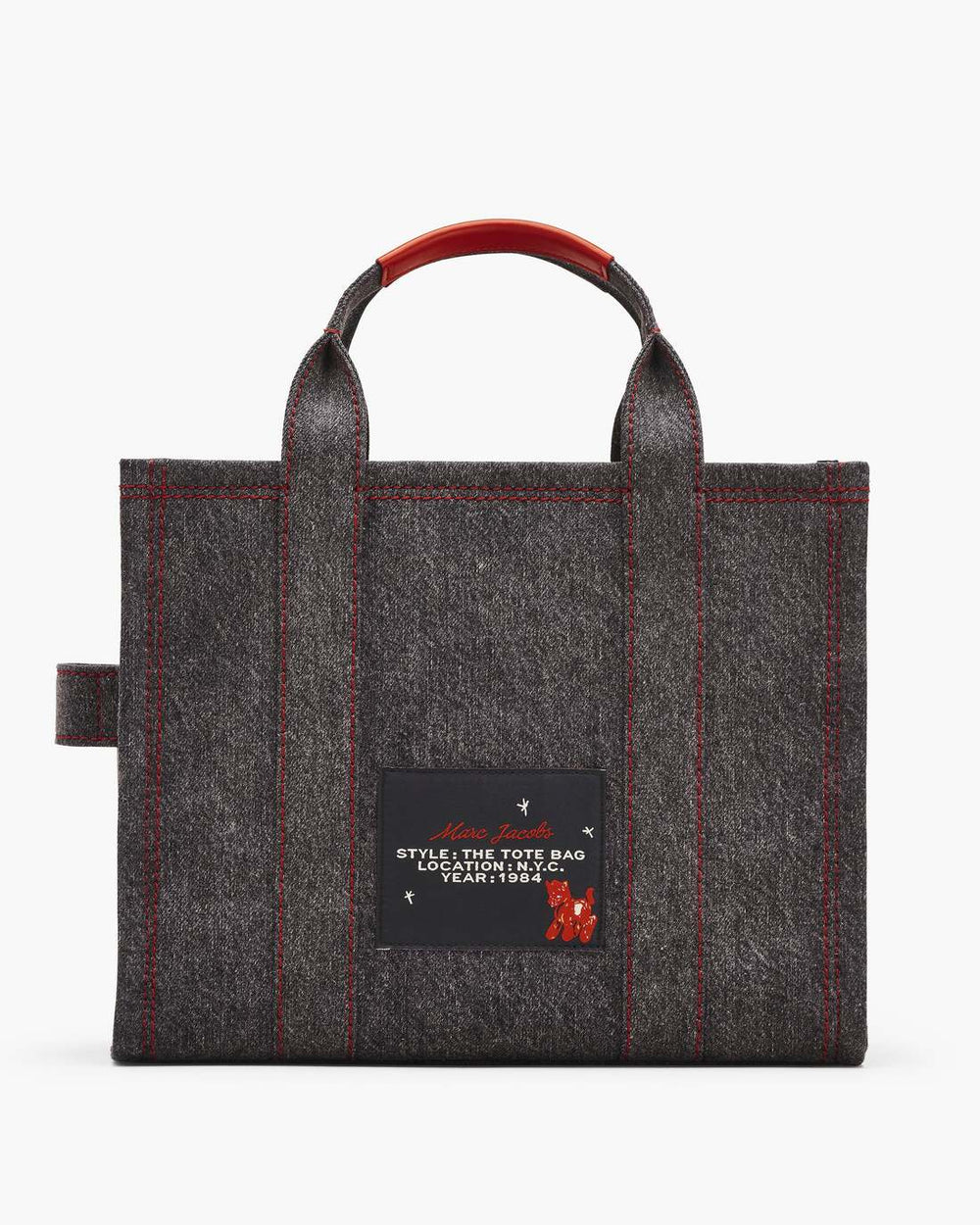 The Year Of The Horse Canvas Medium Tote Bag Black Multi