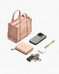 The Leather Small Tote Bag Raspberry Pink