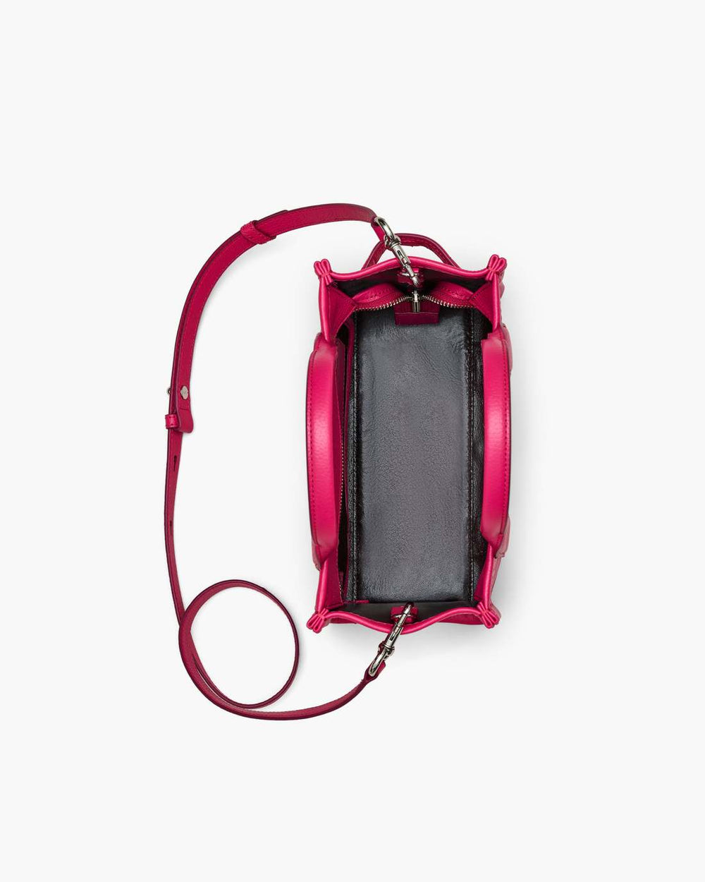 The Leather Small Tote Bag Raspberry Pink