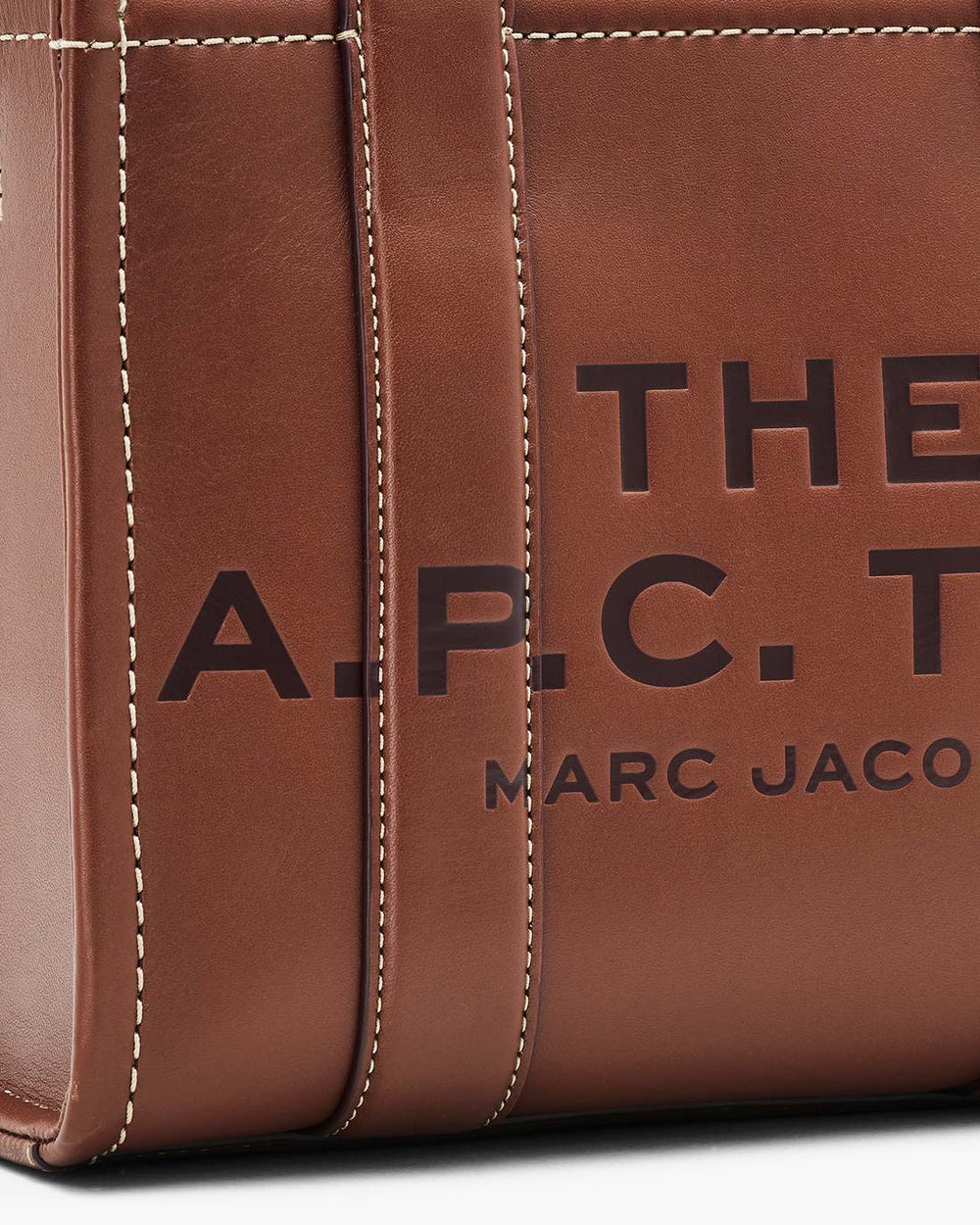 The A.P.C. X Marc Jacobs Leather Small Tote Bag Hazelnut