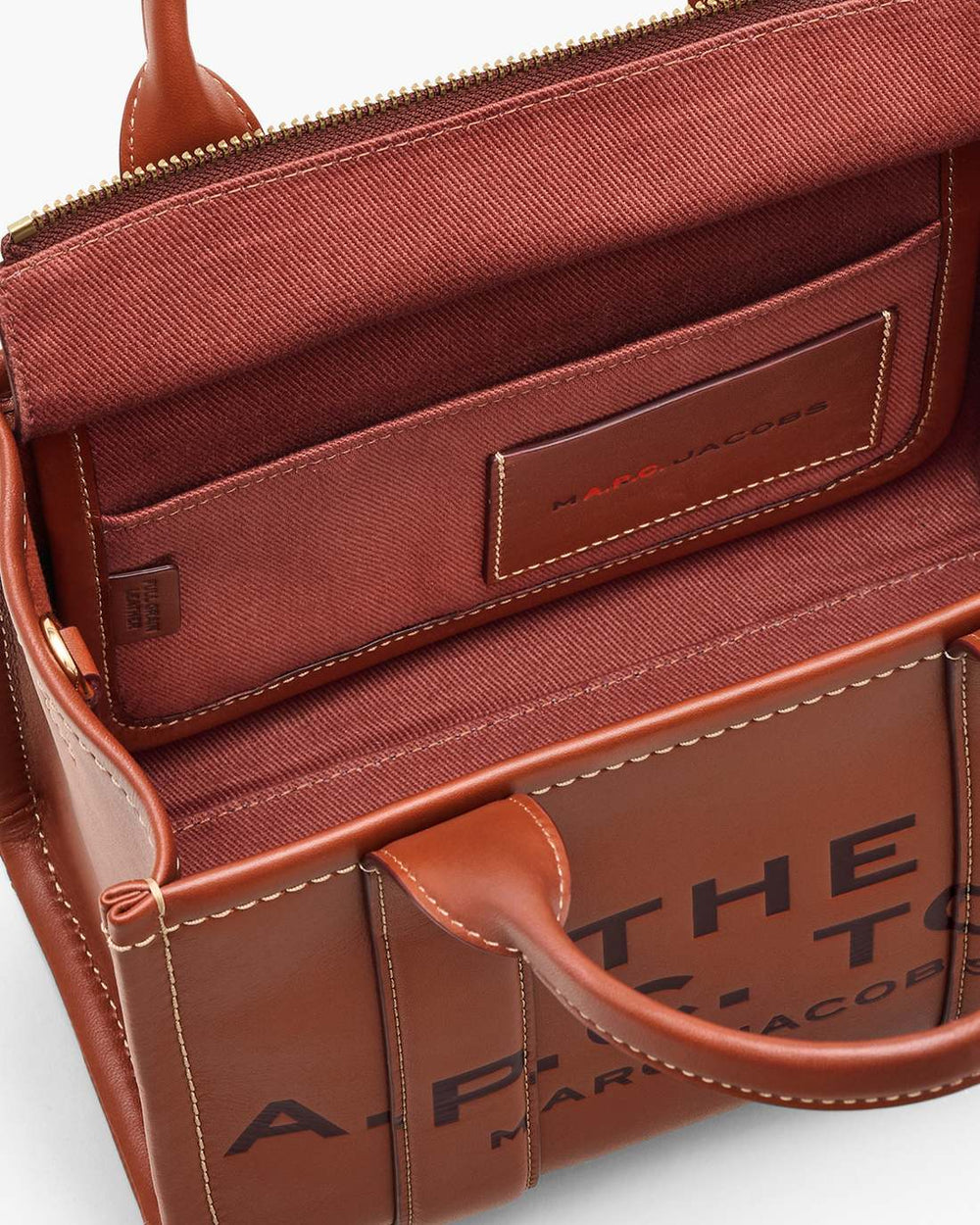 The A.P.C. X Marc Jacobs Leather Small Tote Bag Hazelnut