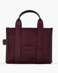 The Suede Small Tote Bag Dark Plum