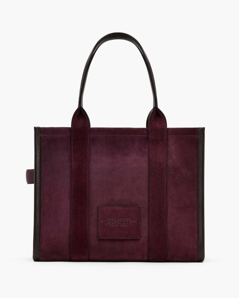 The Suede Large Tote Bag Dark Plum