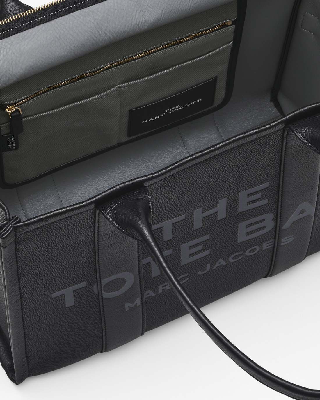 The Leather Large Tote Bag Black