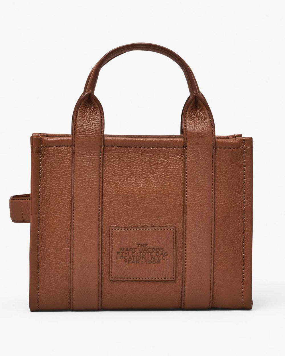 The Leather Small Tote Bag Argan Oil