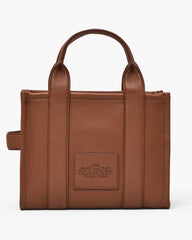 The Leather Small Tote Bag Argan Oil