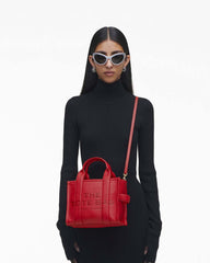 The Leather Small Tote Bag True Red
