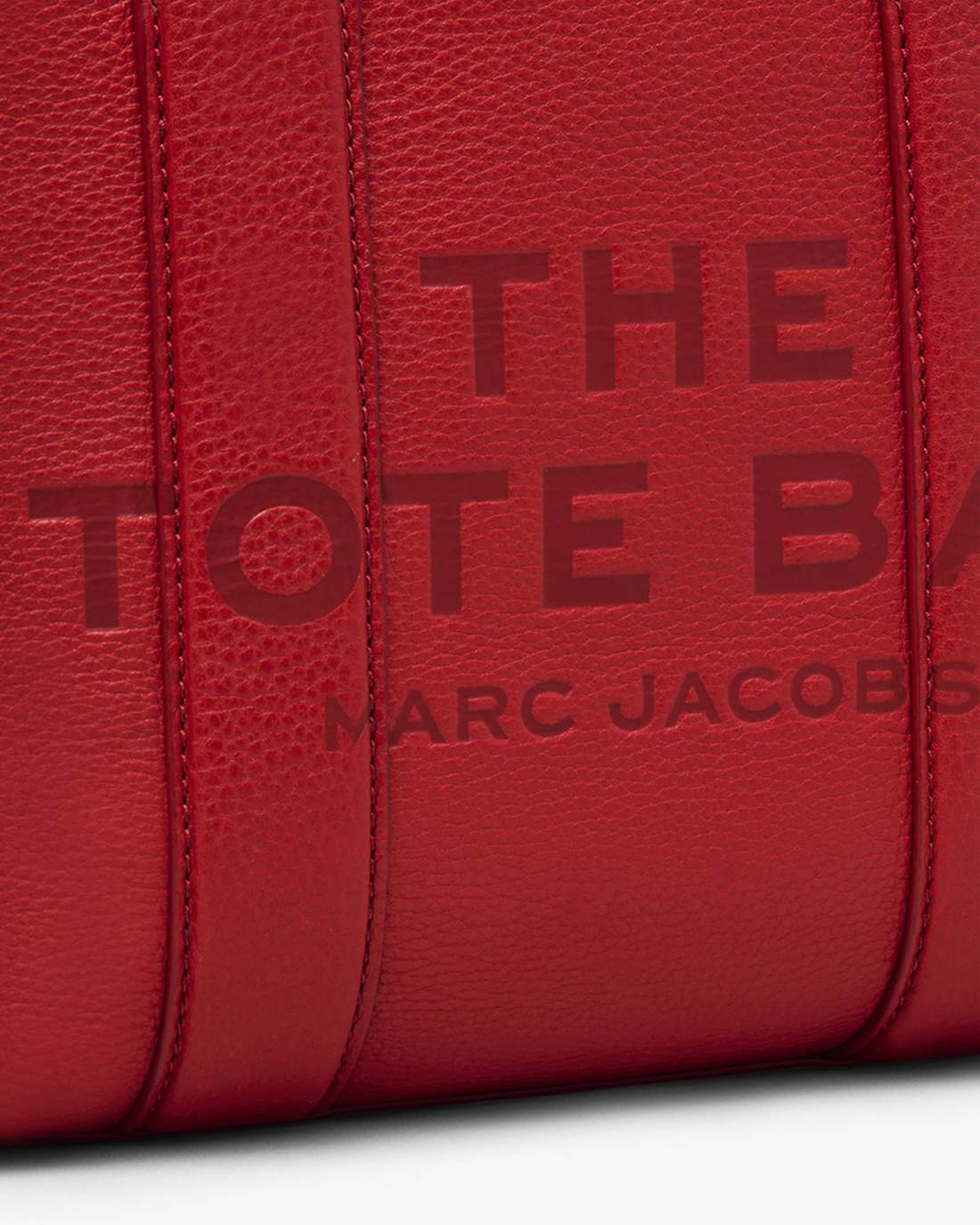 The Leather Small Tote Bag True Red