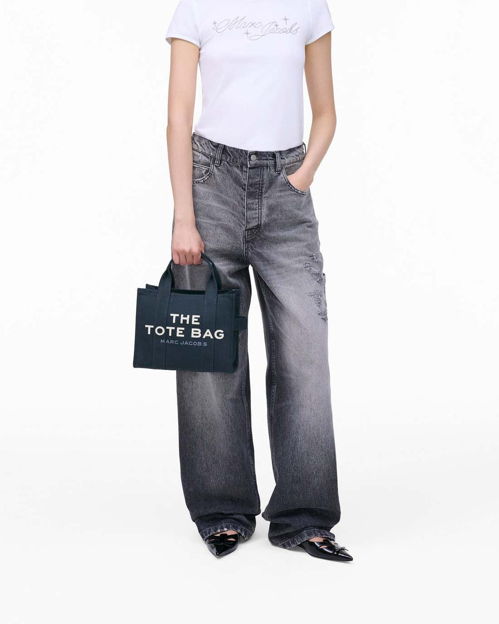 The Canvas Small Tote Bag Blue Sea