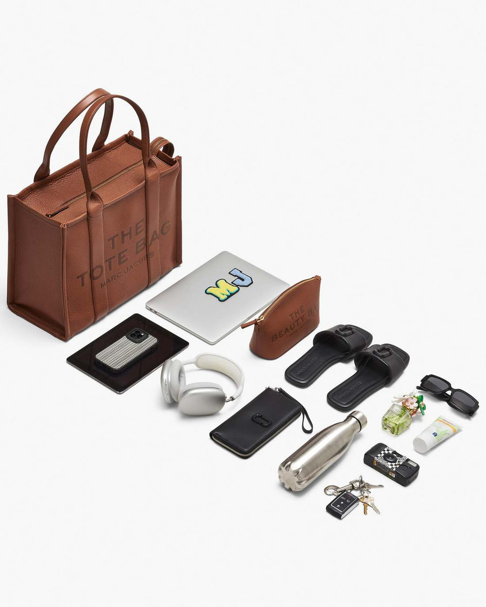 The Jacquard Large Tote Bag Warm Sand