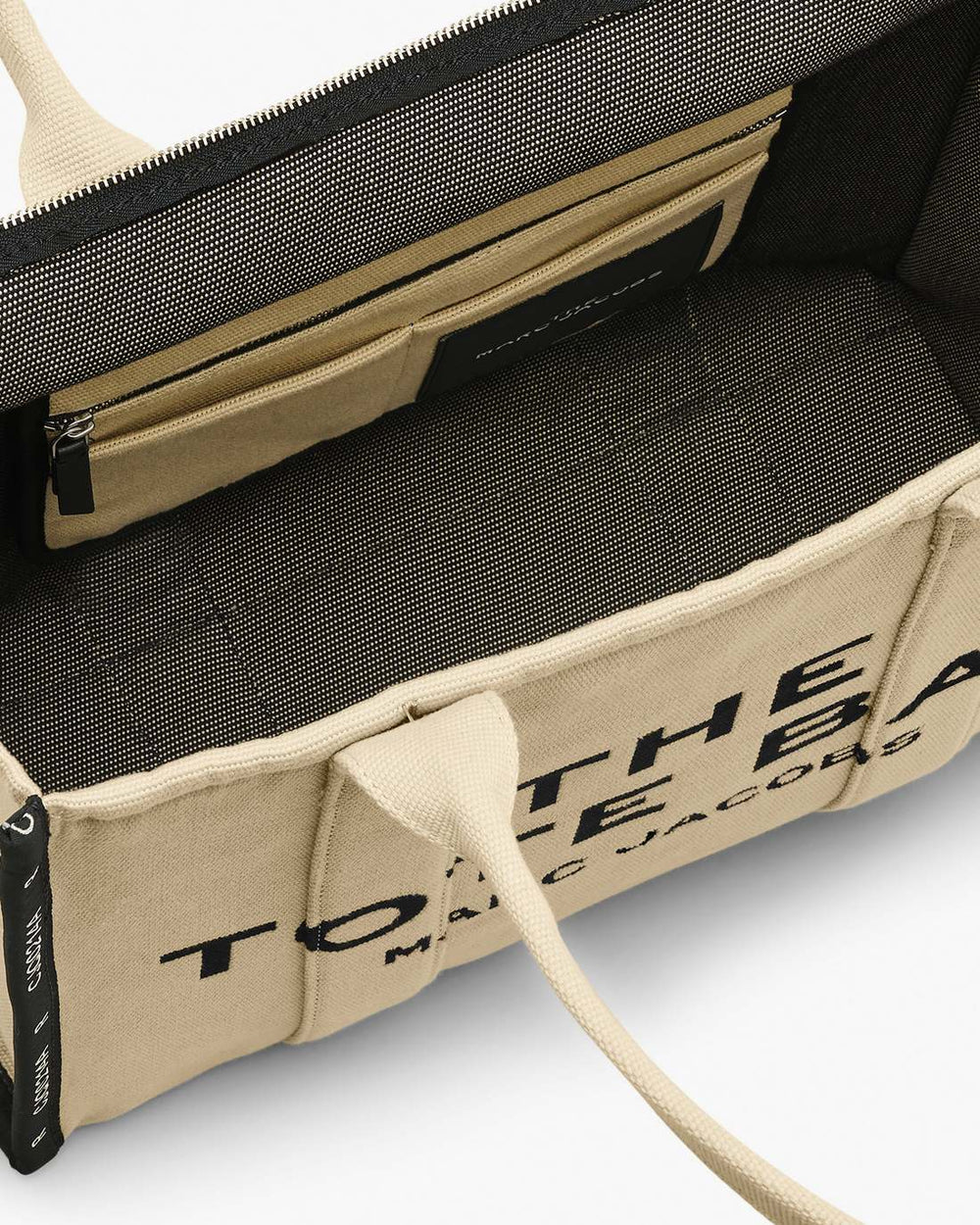 The Jacquard Large Tote Bag Warm Sand