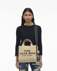 The Jacquard Medium Tote Bag Warm Sand