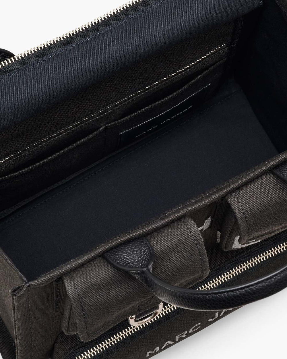 The Cargo Canvas Medium Tote Bag Black
