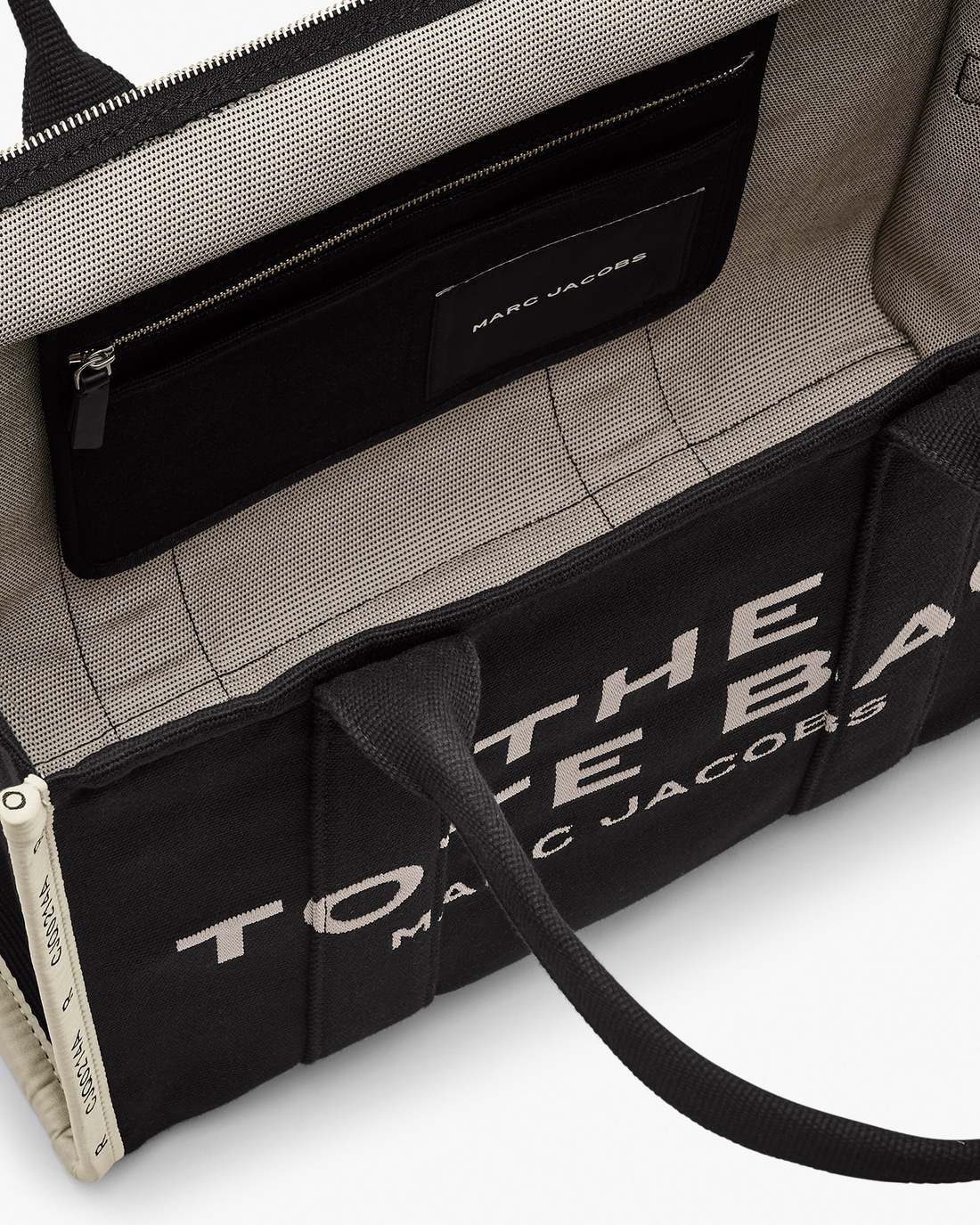 The Jacquard Large Tote Bag Black