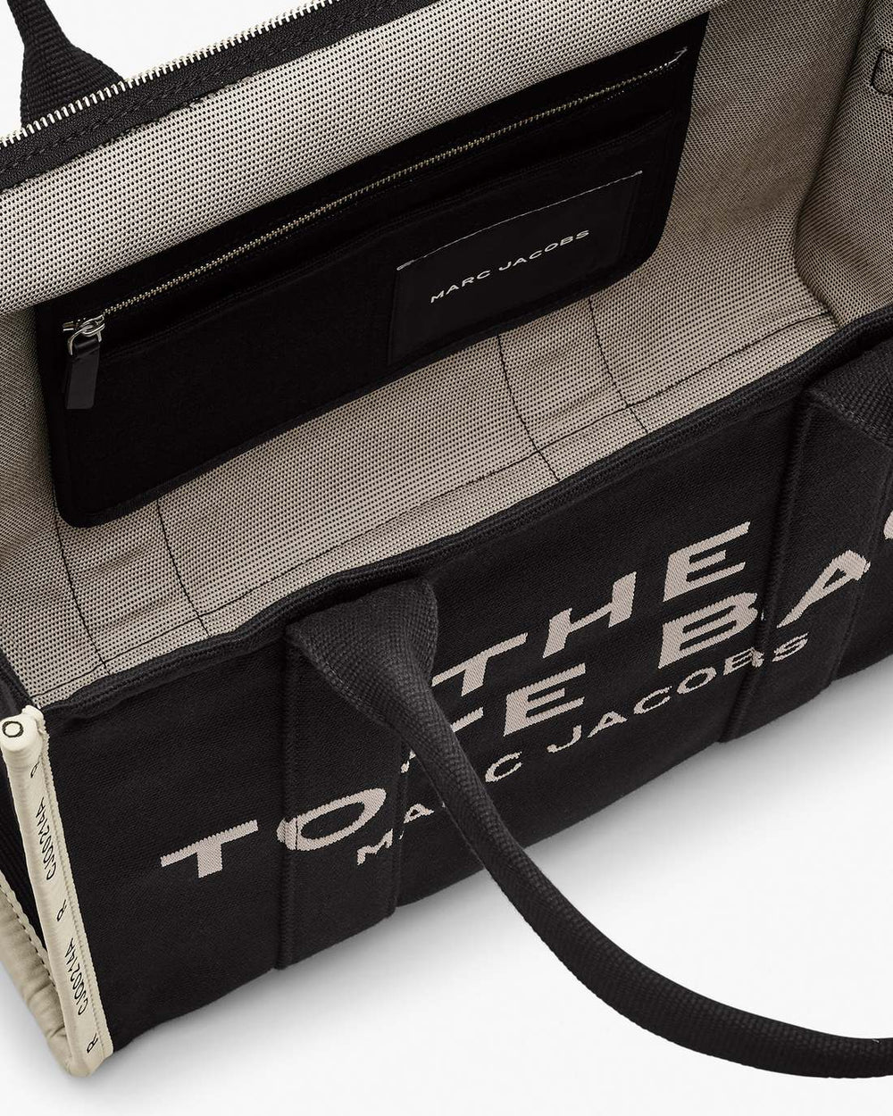 The Jacquard Large Tote Bag Black