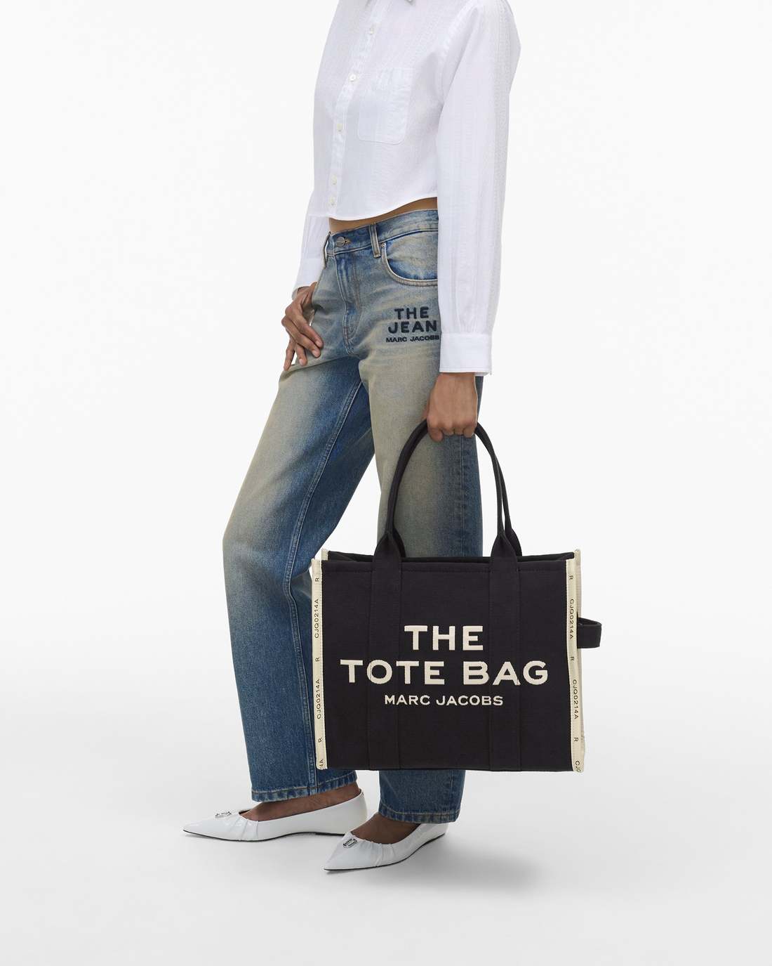 The Jacquard Large Tote Bag Black