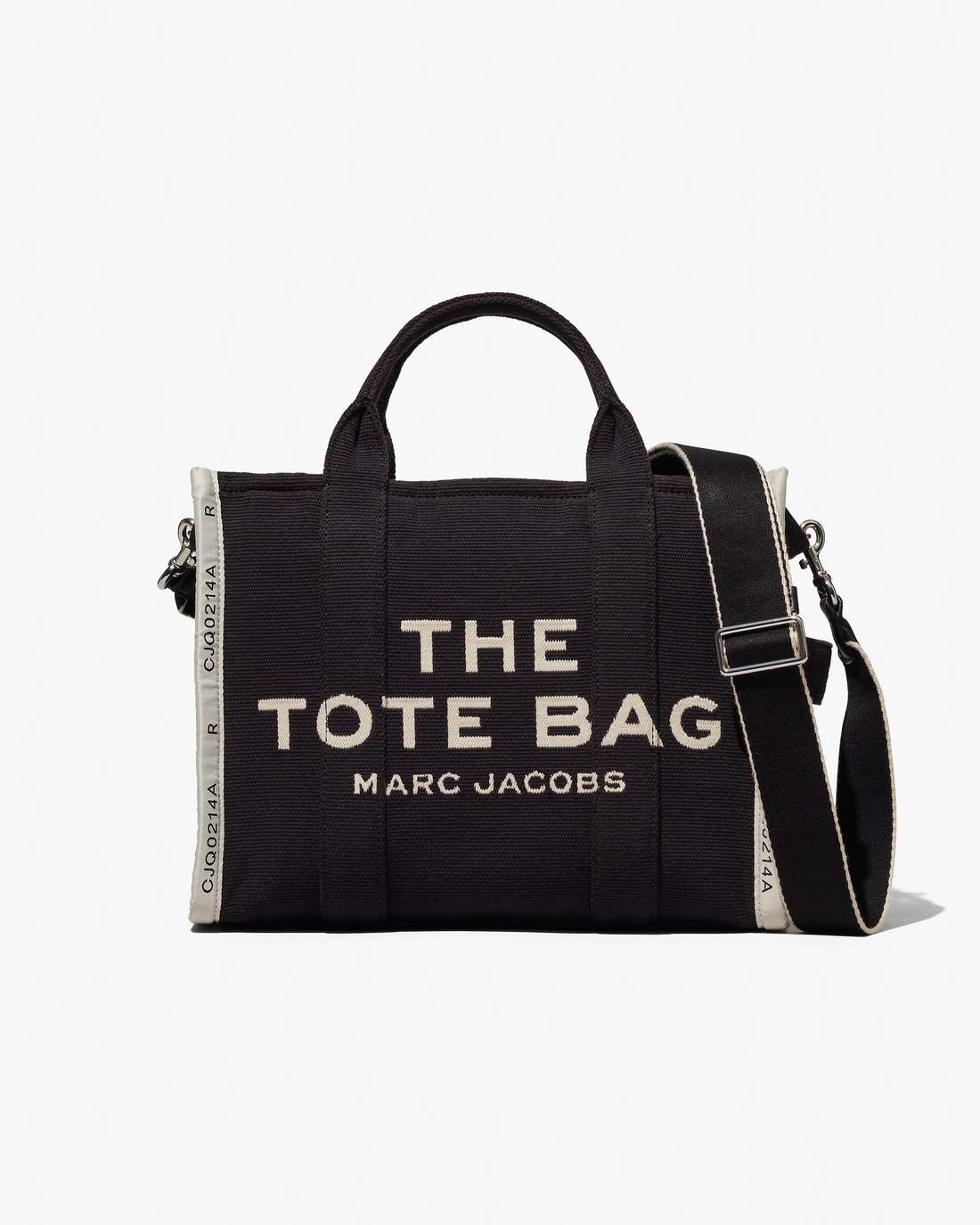 The Jacquard Medium Tote Bag Black