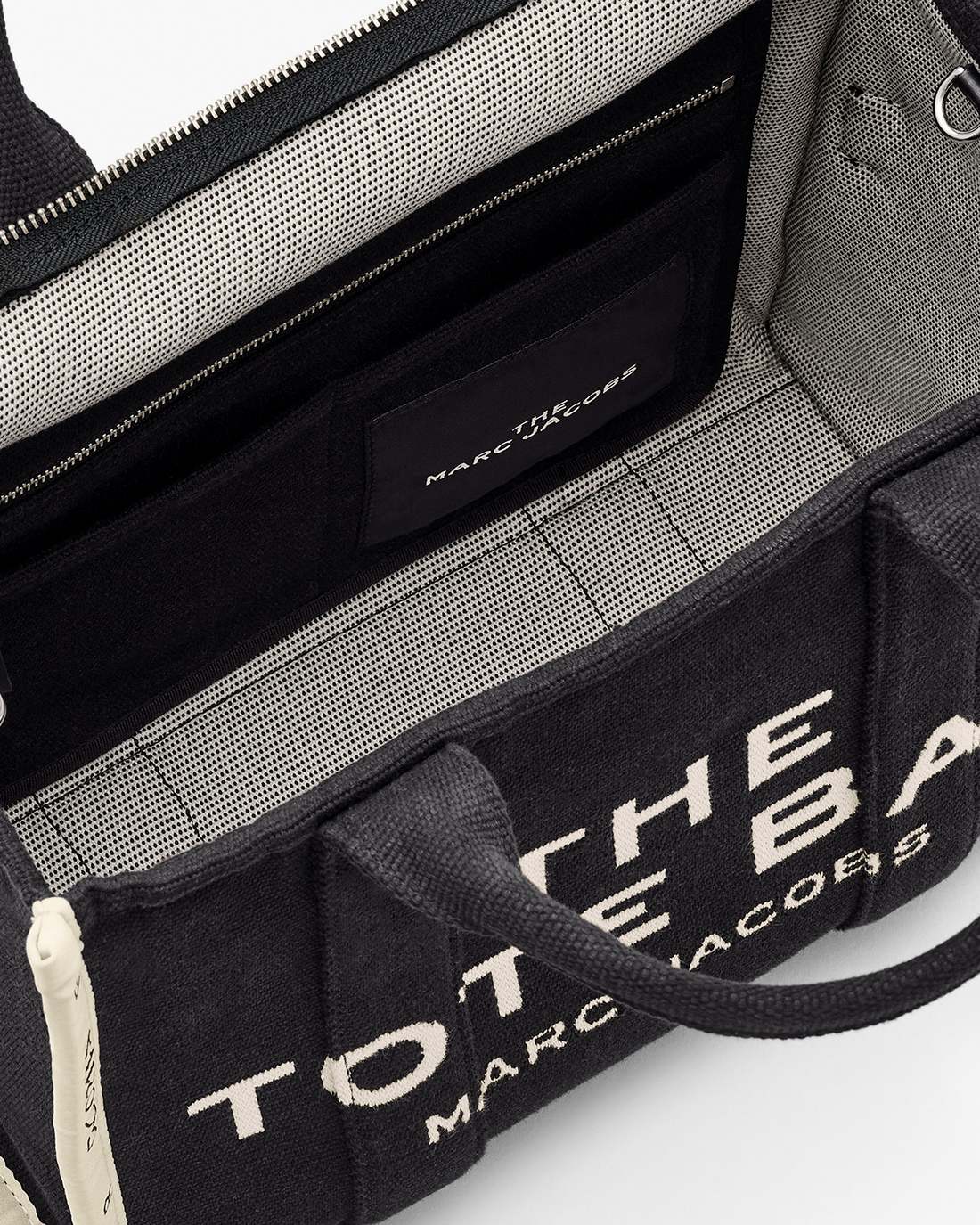 The Jacquard Medium Tote Bag Black