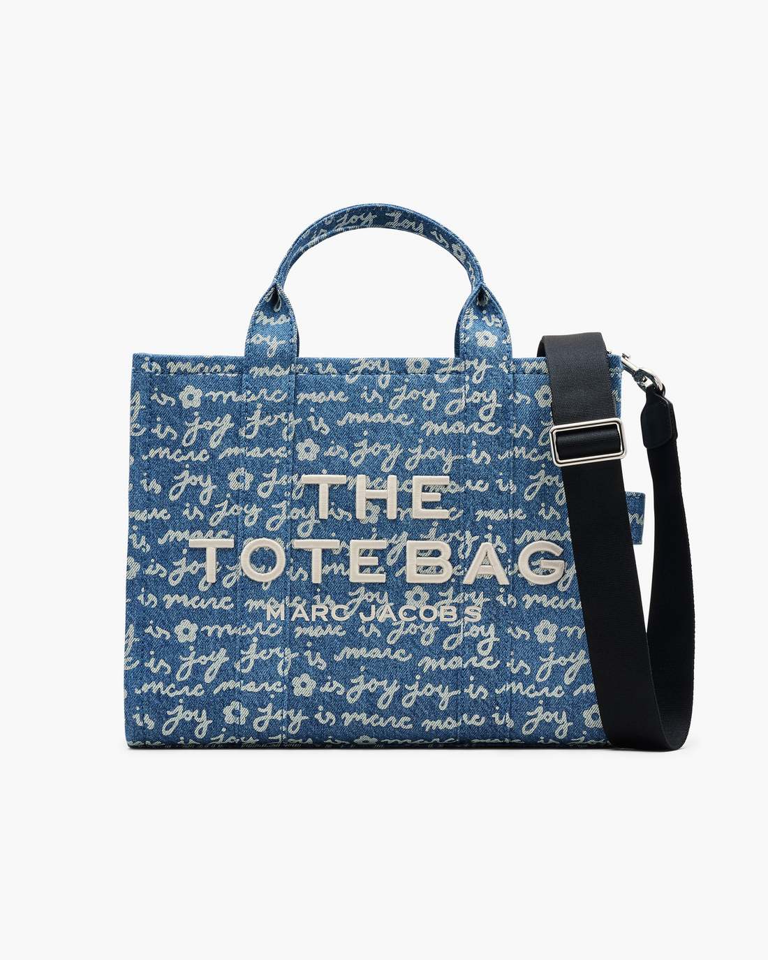 The Joy Denim Medium Tote Bag Indigo Multi
