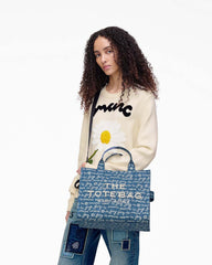 The Joy Denim Medium Tote Bag Indigo Multi