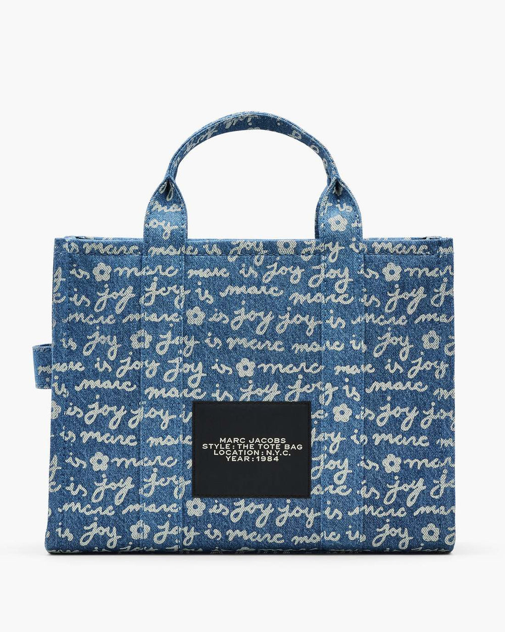 The Joy Denim Medium Tote Bag Indigo Multi