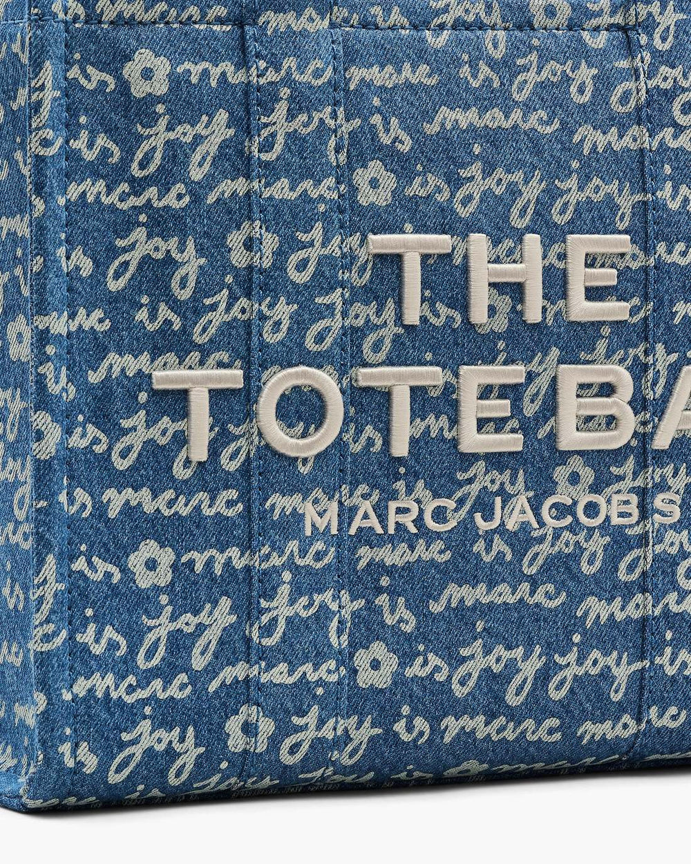 The Joy Denim Medium Tote Bag Indigo Multi