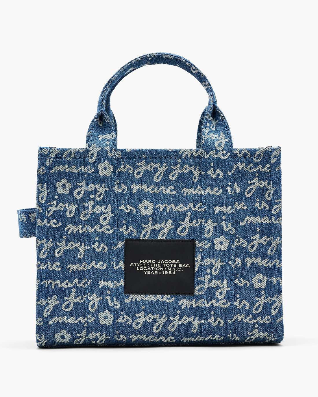 The Joy Denim Small Tote Bag Indigo Multi