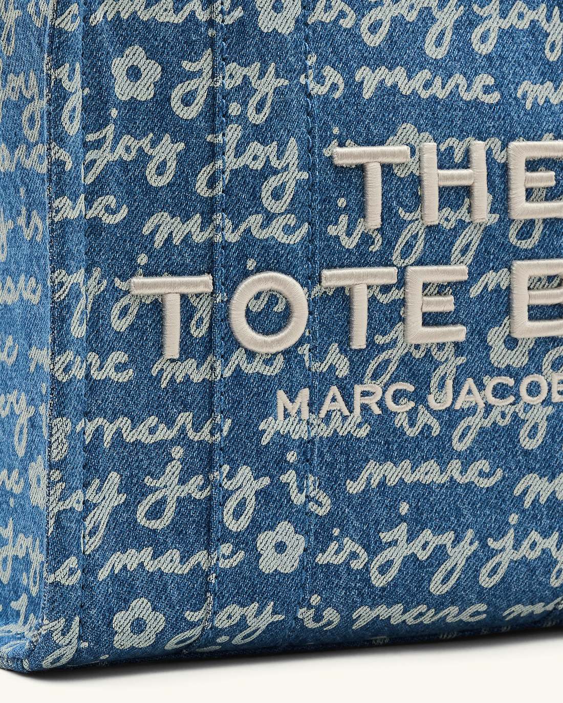 The Joy Denim Small Tote Bag Indigo Multi