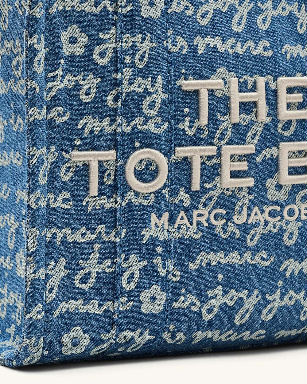 The Joy Denim Small Tote Bag Indigo Multi