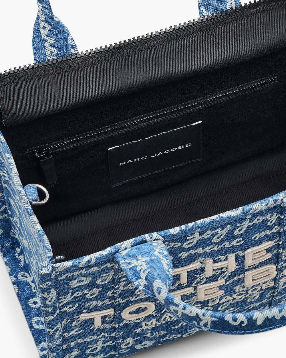 The Joy Denim Small Tote Bag Indigo Multi