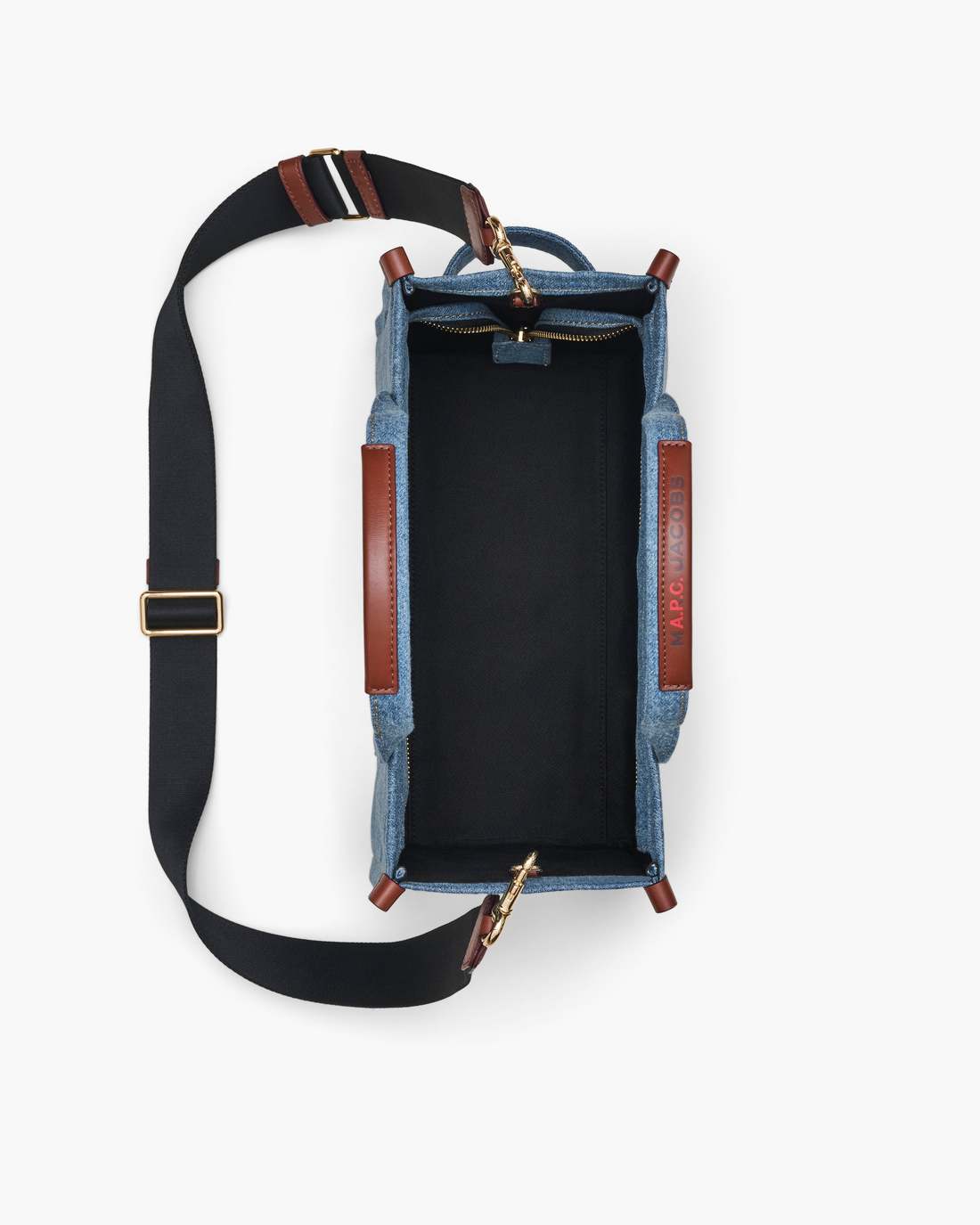 The A.P.C. X Marc Jacobs Denim Medium Tote Bag Washed Indigo