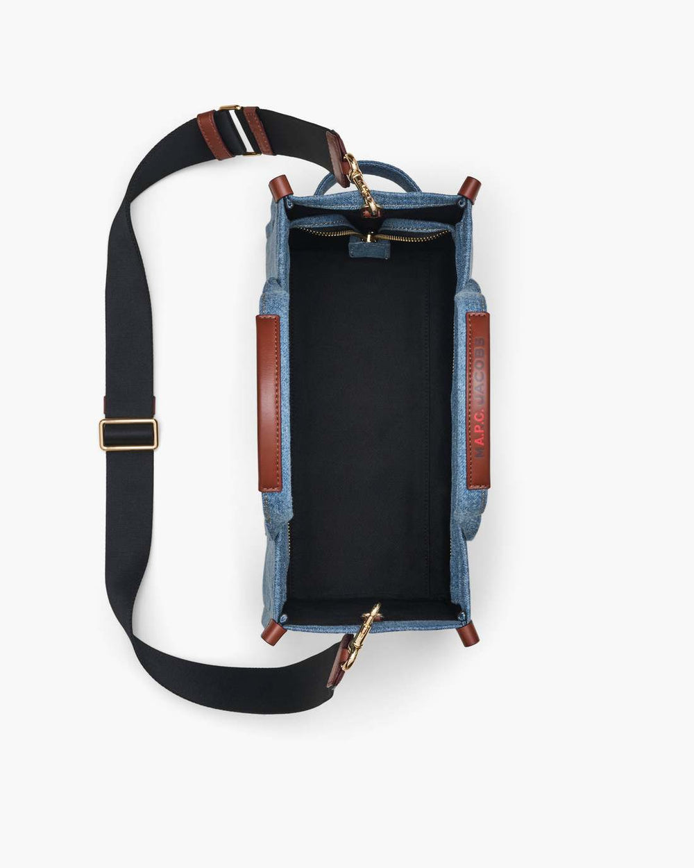 The A.P.C. X Marc Jacobs Denim Medium Tote Bag Washed Indigo