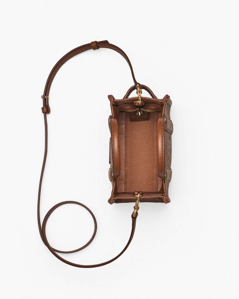 The Leather Crossbody Tote Bag Argan Oil