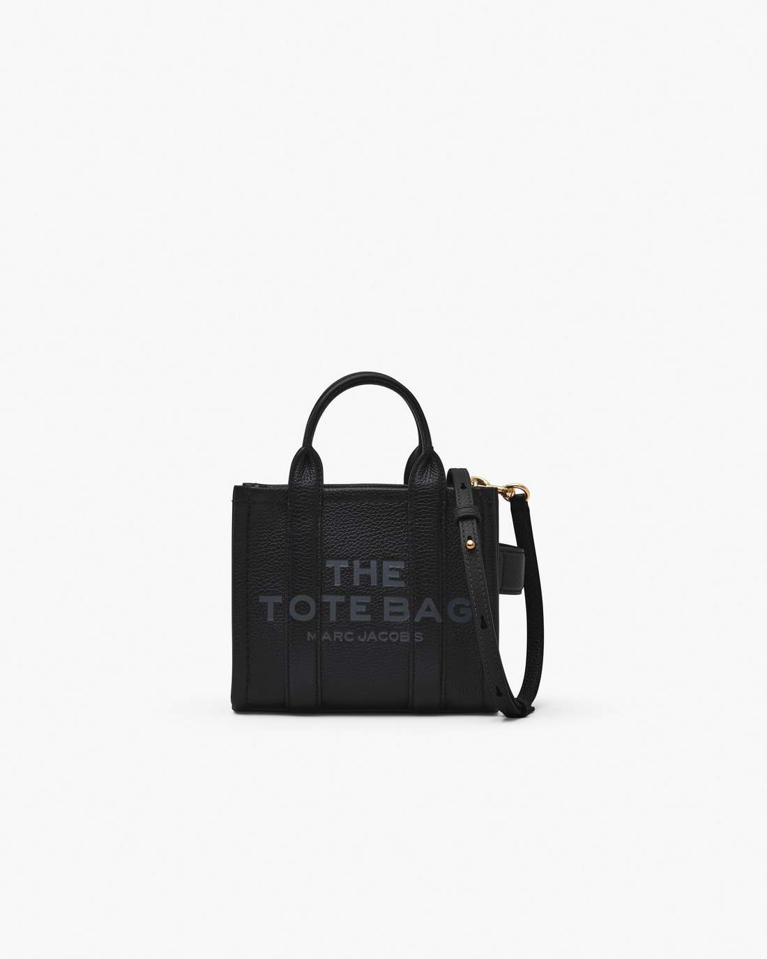 The Leather Crossbody Tote Bag Black