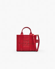 The Leather Crossbody Tote Bag True Red