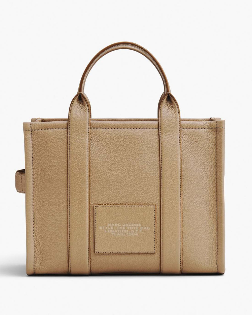 The Leather Medium Tote Bag Camel