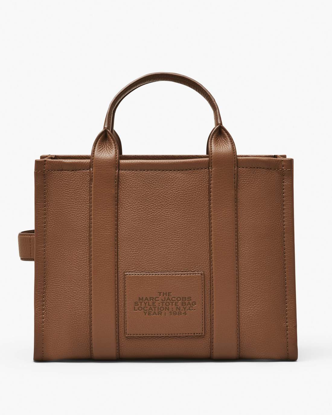 The Leather Medium Tote Bag Argan Oil