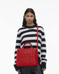 The Leather Medium Tote Bag True Red