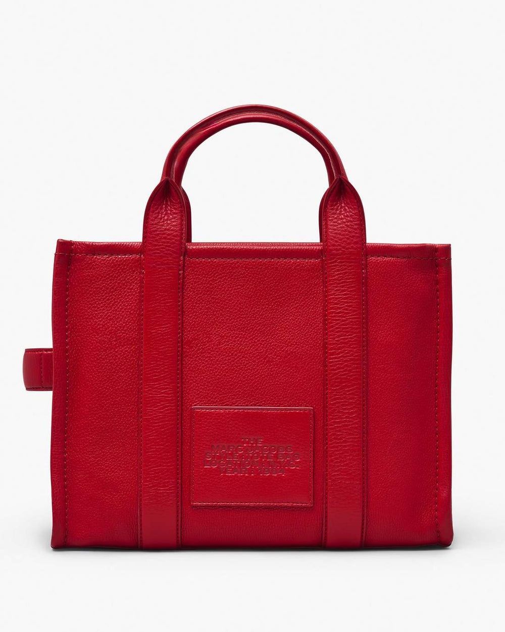 The Leather Medium Tote Bag True Red