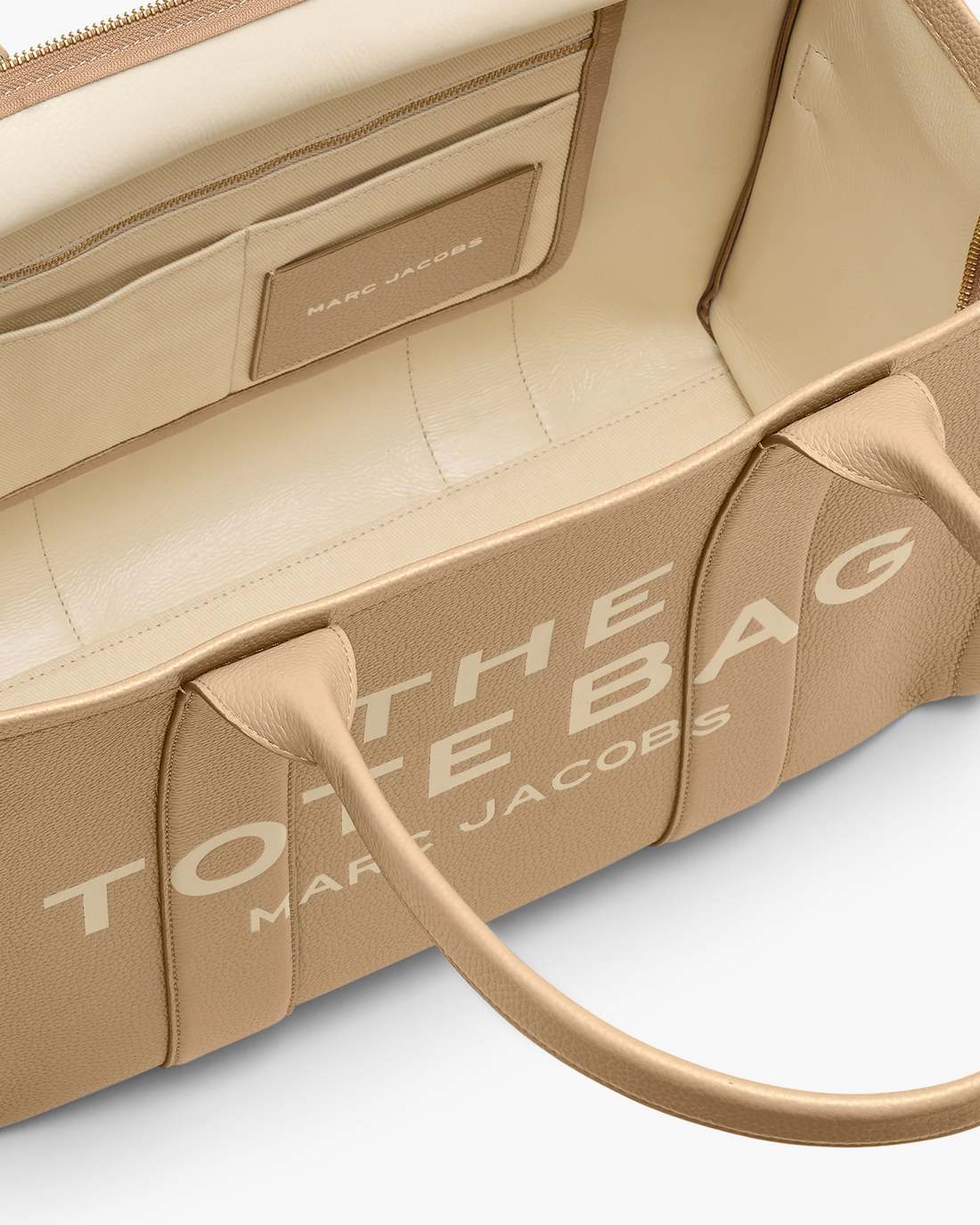 The Leather Large Tote Bag Camel