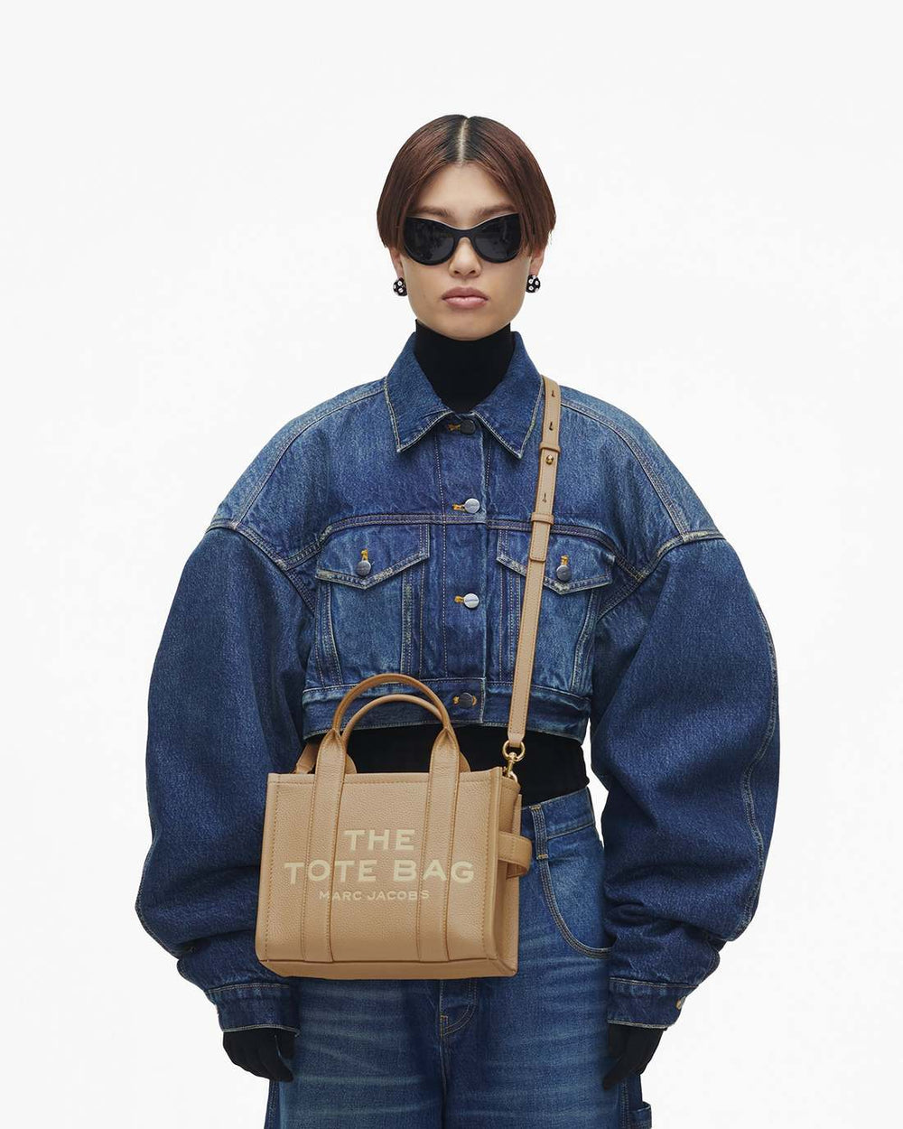 The Leather Small Tote Bag Camel