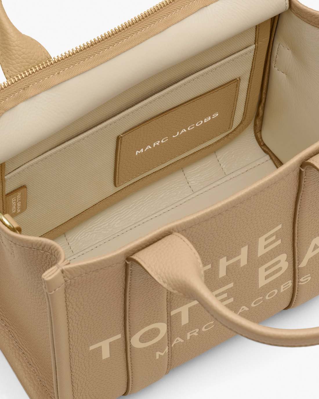 The Leather Small Tote Bag Camel
