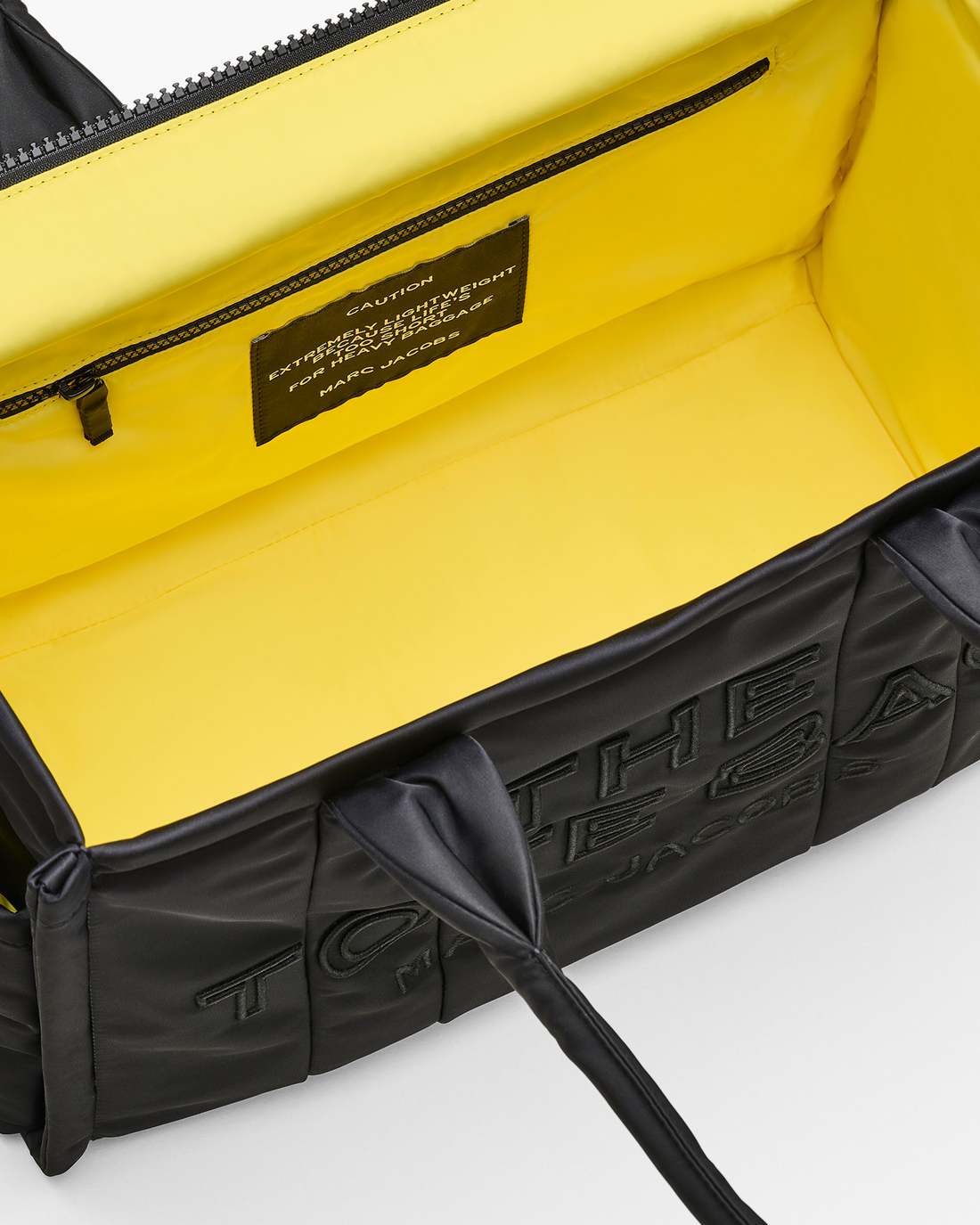 The Puffy Nylon Large Tote Bag Black