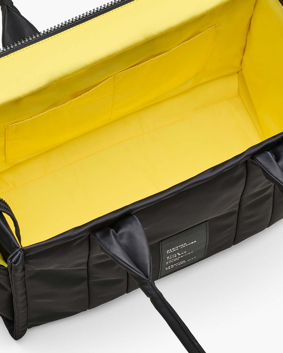 The Puffy Nylon Large Tote Bag Black