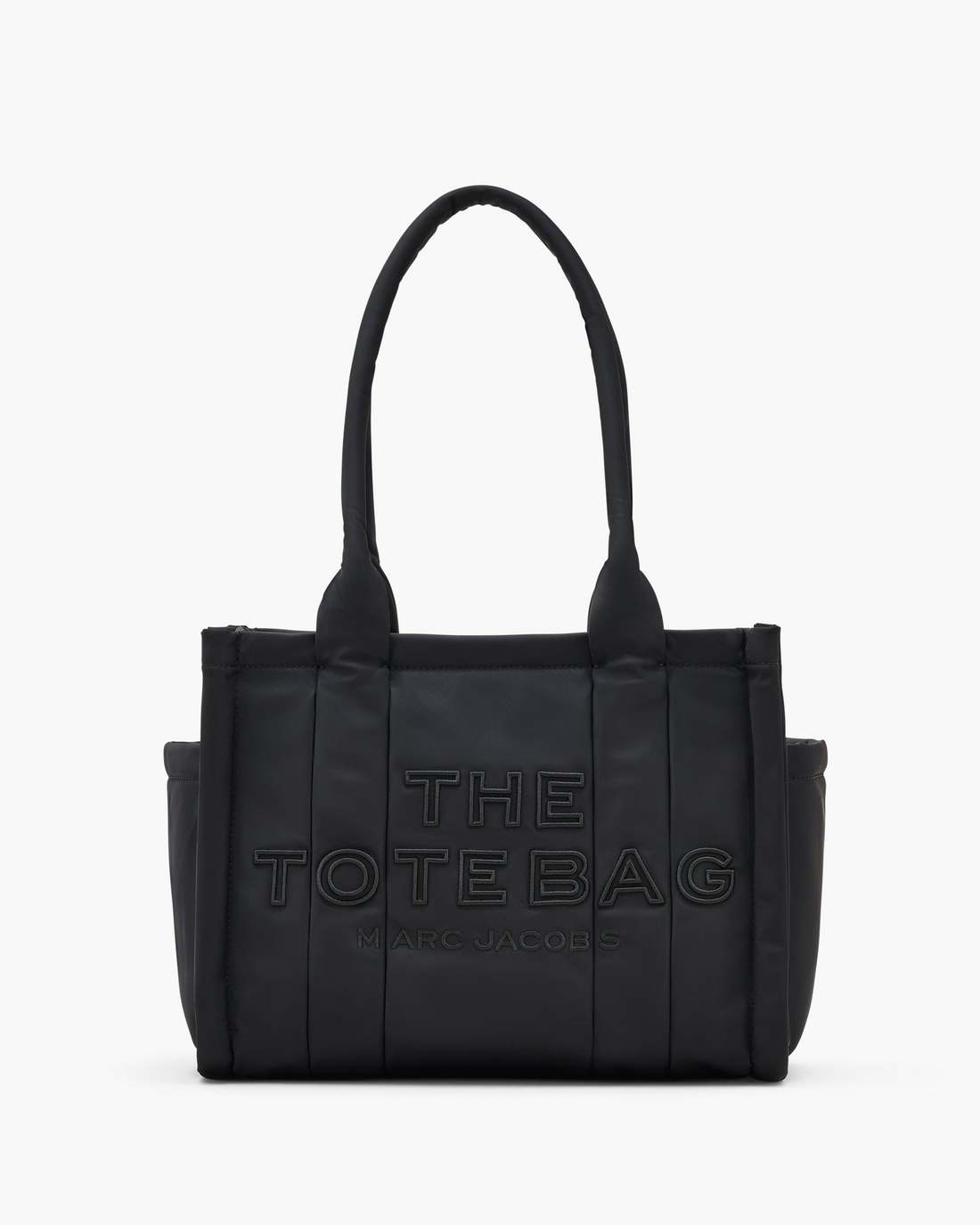 The Puffy Nylon Medium Tote Bag Black