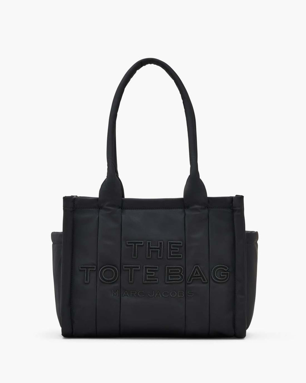 The Puffy Nylon Medium Tote Bag Black