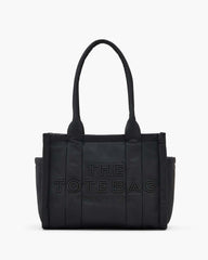 The Puffy Nylon Medium Tote Bag Black